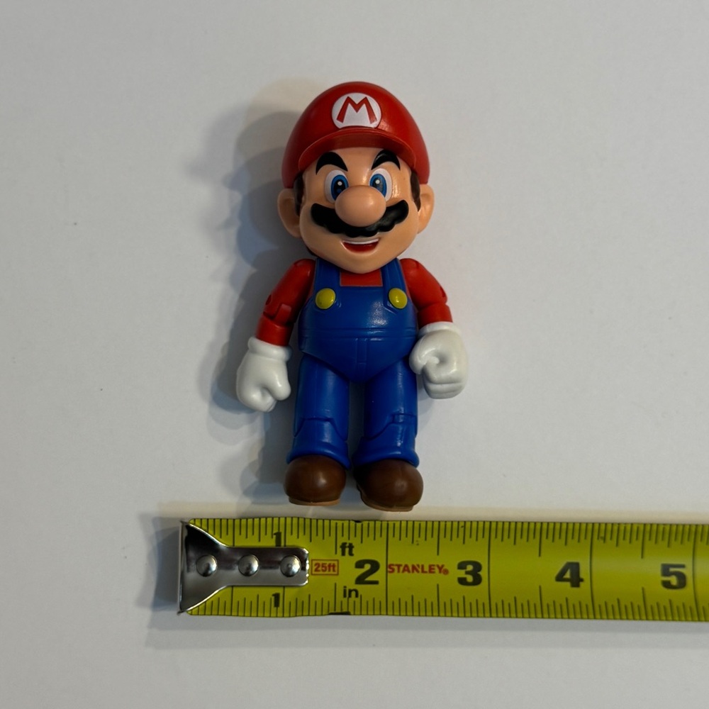 Jakks Super Mario 4" 4 Inch World of Nintendo Series Super Mario figure - Picture 4 of 5